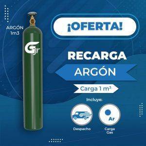 recarga gas argon