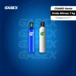 COMBO Venta Oxido Nitroso 7 kg + Oxígeno 2 m³ para maquina de anestesia + Reguladores
