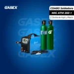 COMBO Venta Soldadora MIG Toyaki – ATM 250 5 kg + 2 Cilindros de Argón y Mezcla 2 m³