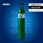 COMBO Venta Cilindro Mezcla MIG 10 m³ + Regulador
