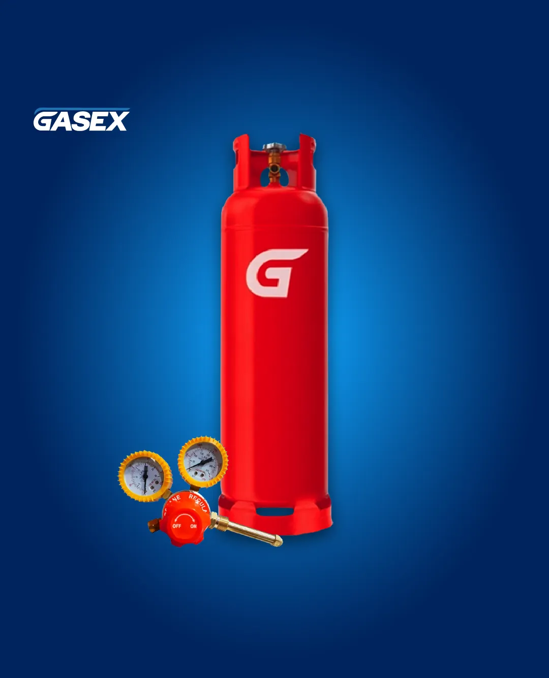 COMBO Venta Cilindro Gas Licuado 45 kg + Regulador