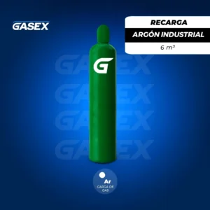 Recarga Argón industrial 6 m3