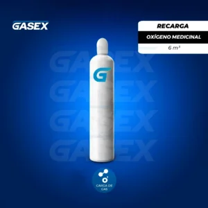 Recarga Oxigeno Medicinal 6 m³