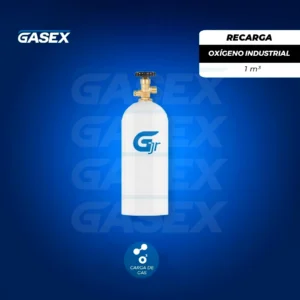 Recarga Oxigeno Industrial 1 m³