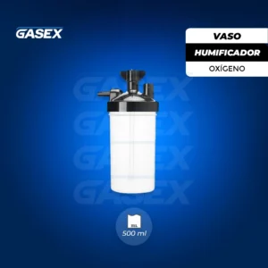 Vaso humificador Oxígeno