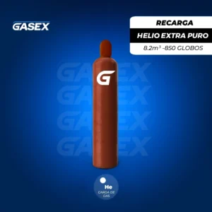 Recarga de Helio Extra Puro 5.0 de 8.2m3