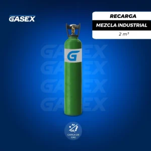 Recarga Mezcla (Ar/CO2) MIG 2m3