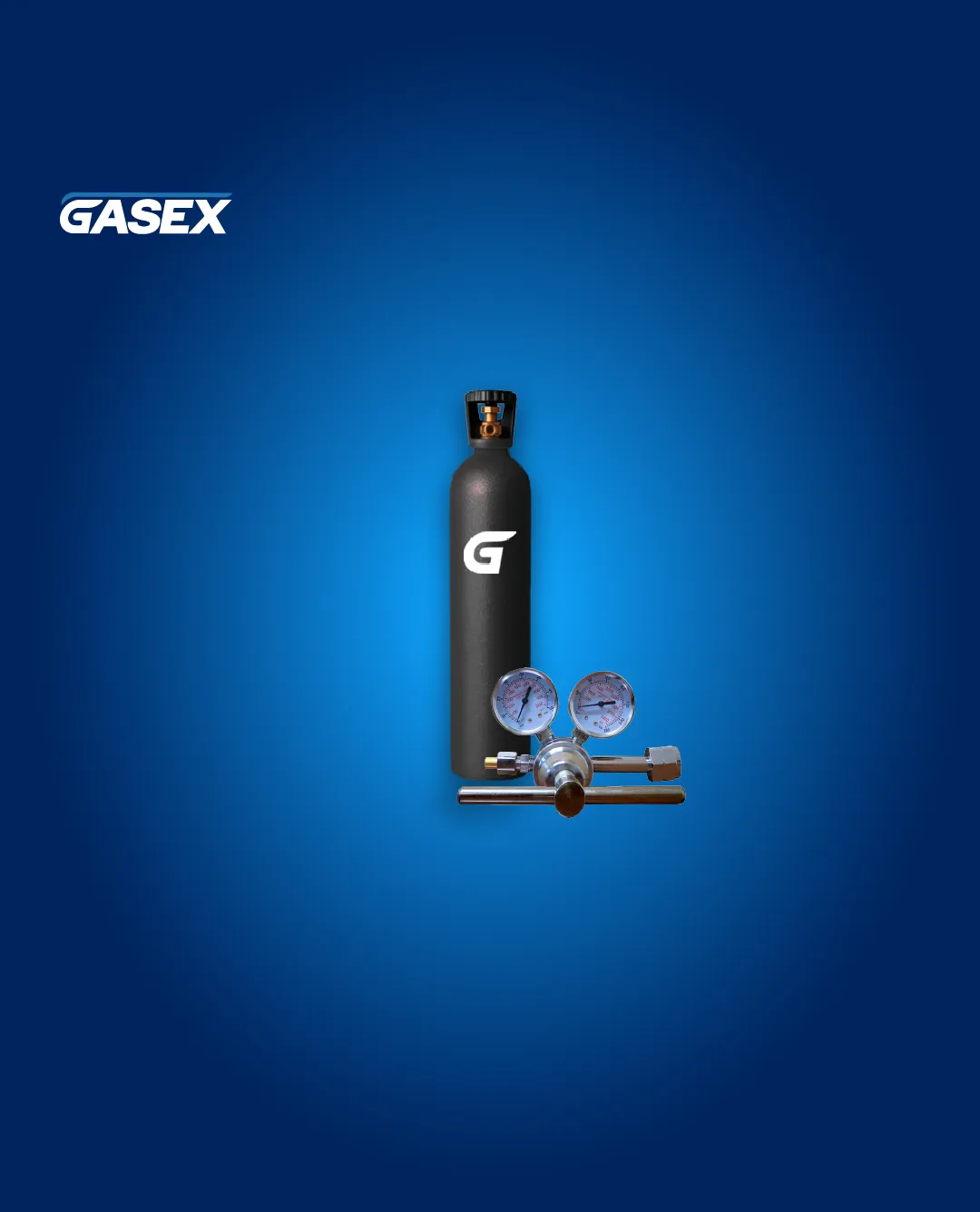 COMBO Venta Cilindro Nitrógeno 2 m³ + Regulador de Alta Presión