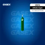 VENTA Cilindro Argón 1 m³ con Válvula Pindex