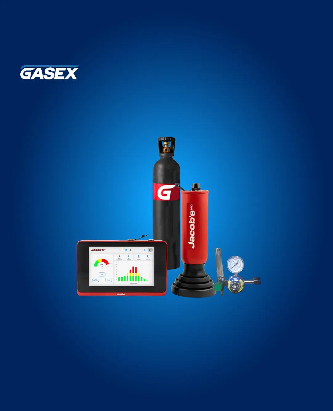 COMBO Venta Detector de Fugas JACOB’S + Gas Trazador 1 m³ + Regulador