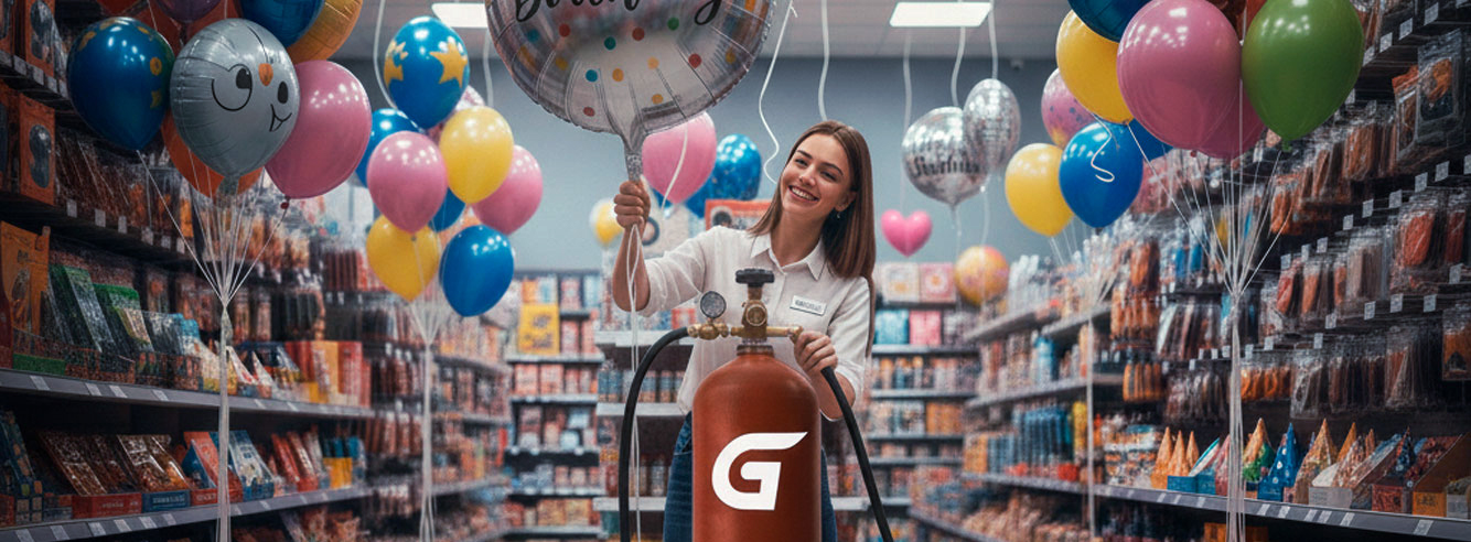 RECARGA Helio Gaseoso 6 m³ – Ideal para 600 Globos