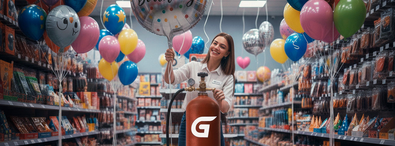 RECARGA Helio Gaseoso 6 m³ – Ideal para 600 Globos