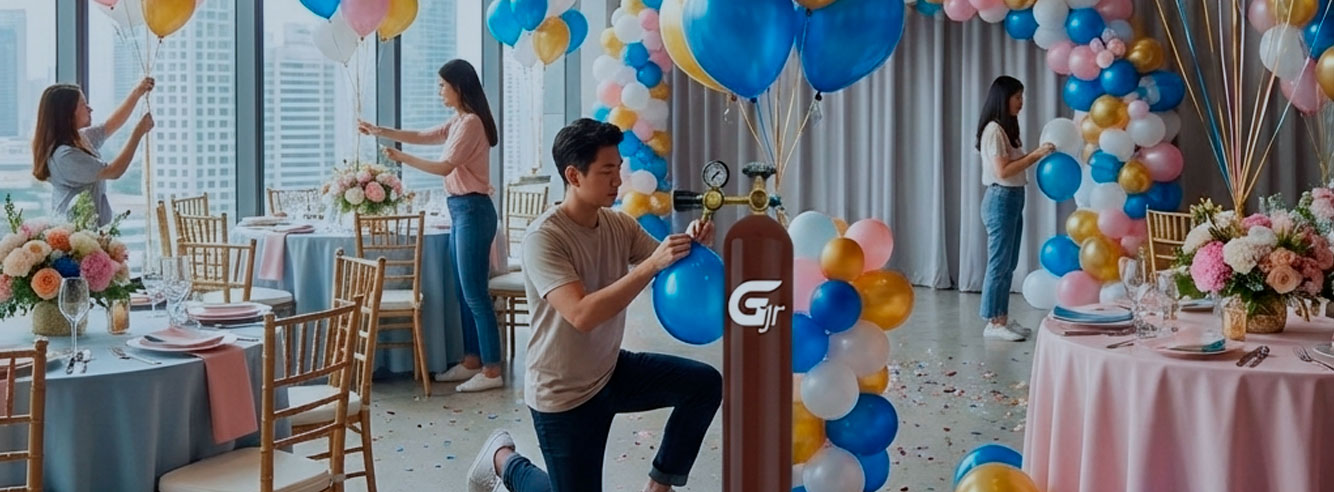 RECARGA Helio Gaseoso 1 m³ – 100 Globos