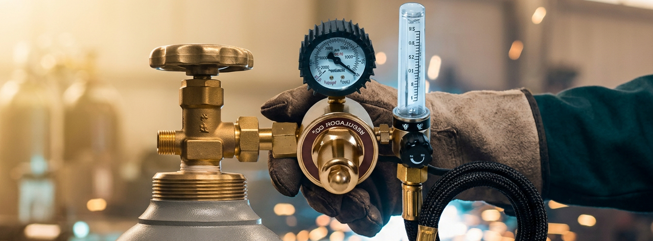 Regulador de CO₂ Calefaccionado