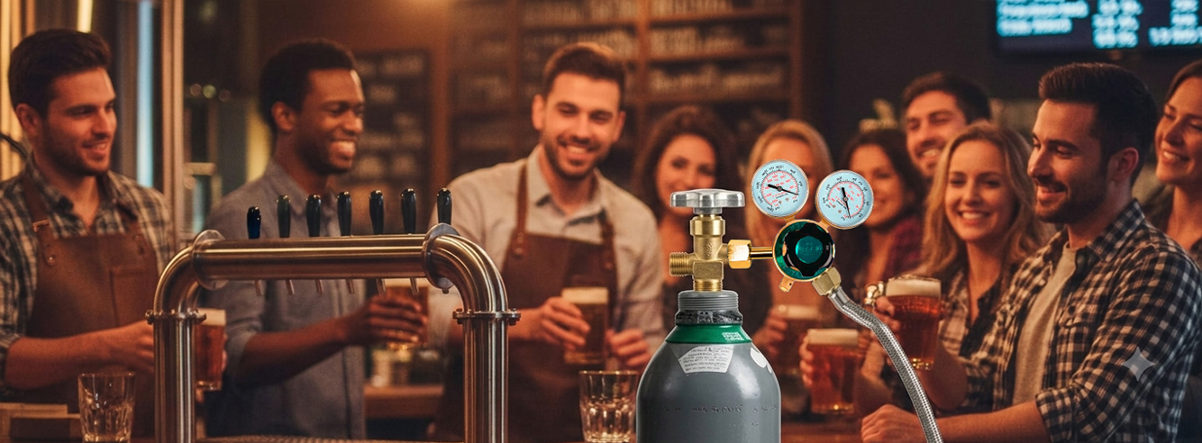 Regulador de Presión para CO₂