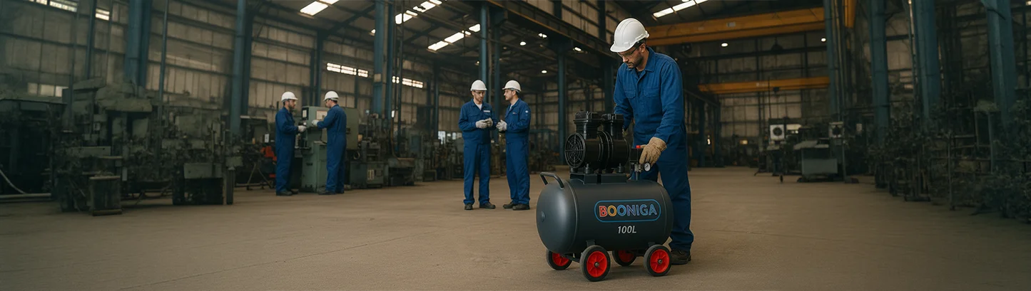 Compresor 100L Booniga