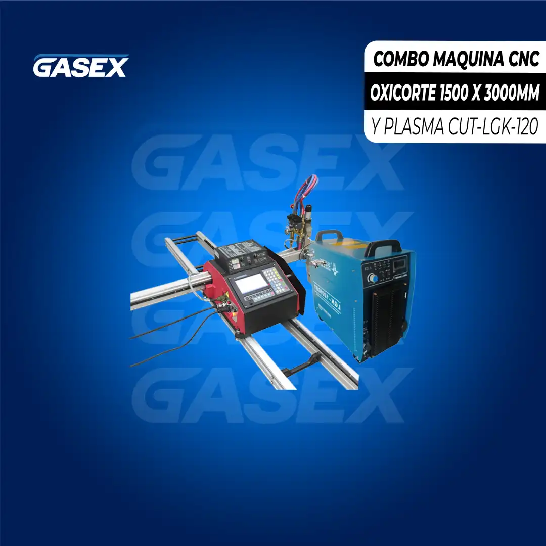 COMBO Venta CNC Mykkon 1500×3000 + Cortadora de Plasma Toyaki – LGK-120