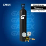 COMBO Venta Cilindro Nitrógeno 10 m³ + Regulador de Presión
