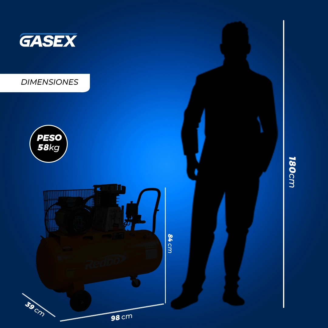 VENTA Compresor de Aire Redbo – BA2000-100L