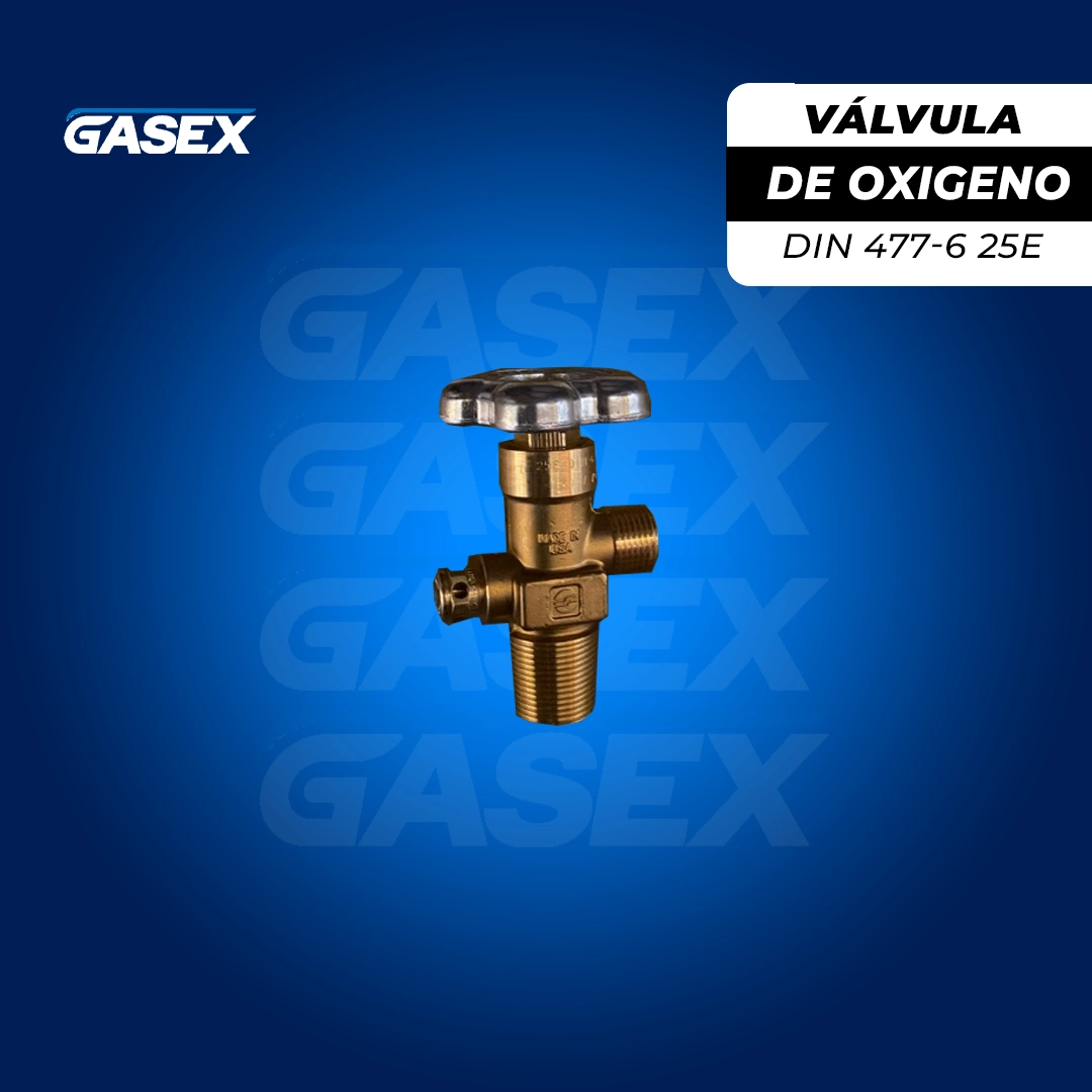 VENTA Válvula de Oxigeno DIN 477-6 25E