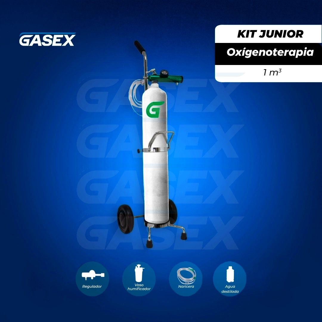 COMBO Arriendo Cilindro de Transporte para Oxigenoterapia