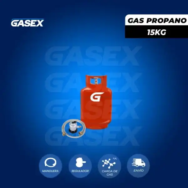 COMBO Venta Cilindro Propano 15 kg + Regulador