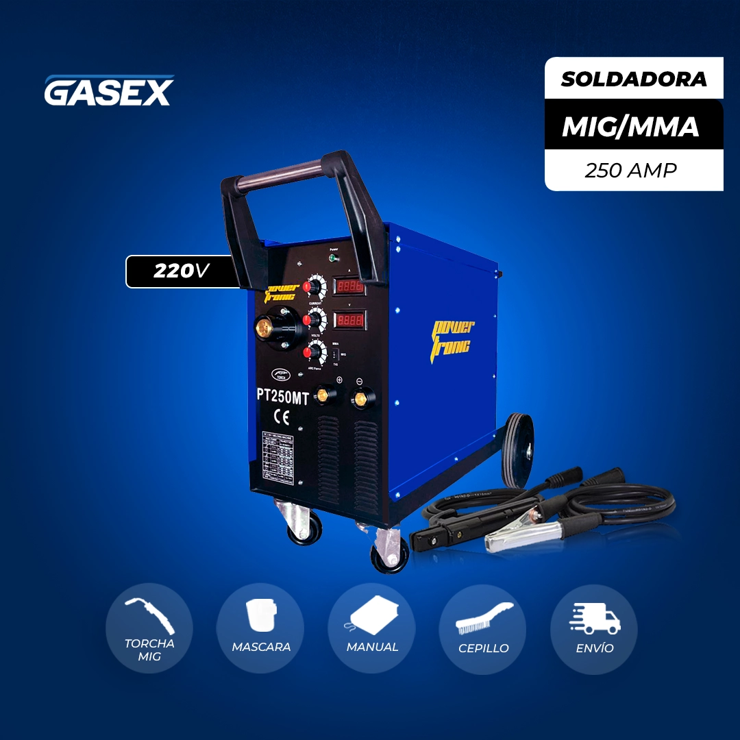 VENTA Soldadora MIG/MMA PowerTronic – PT250 MT