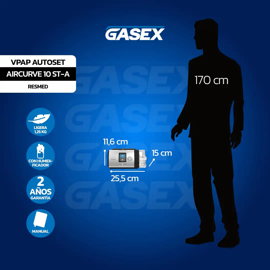 VENTA Equipo VPAP ResMed – AirCurve 10 STA