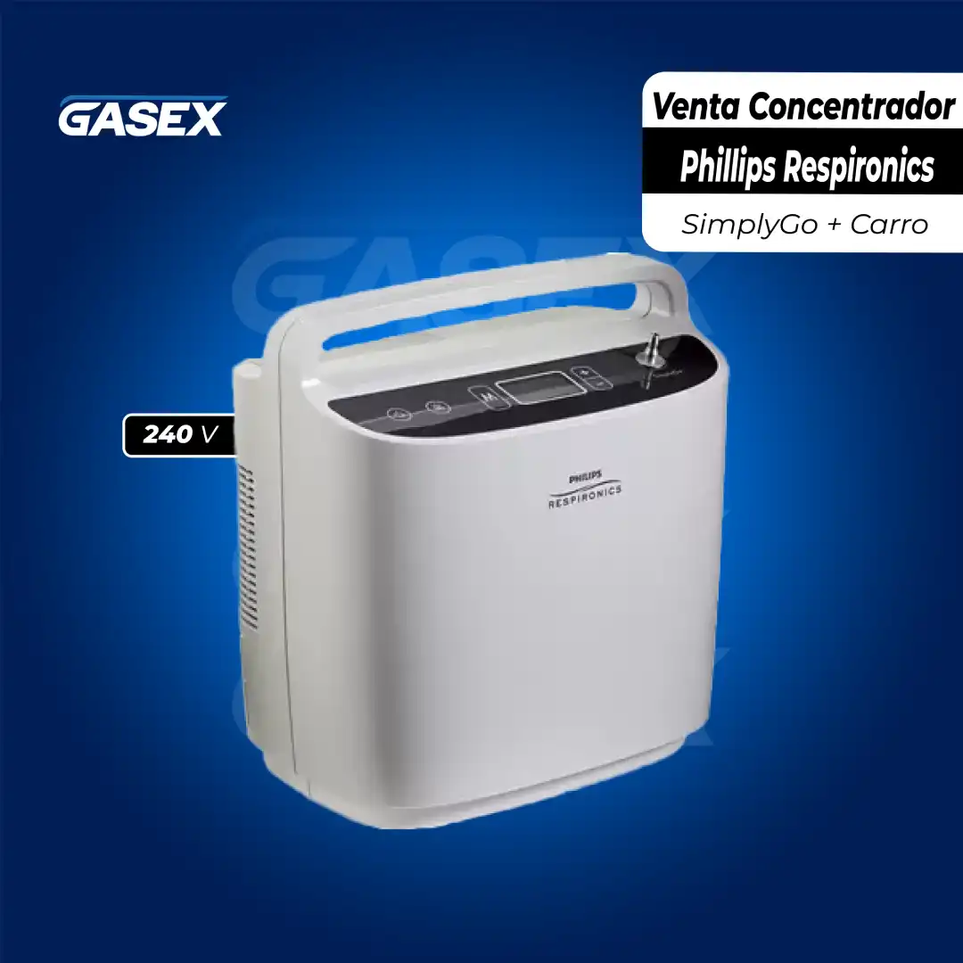 COMBO Venta Concentrador Phillips Respironics – SimplyGo + Carro