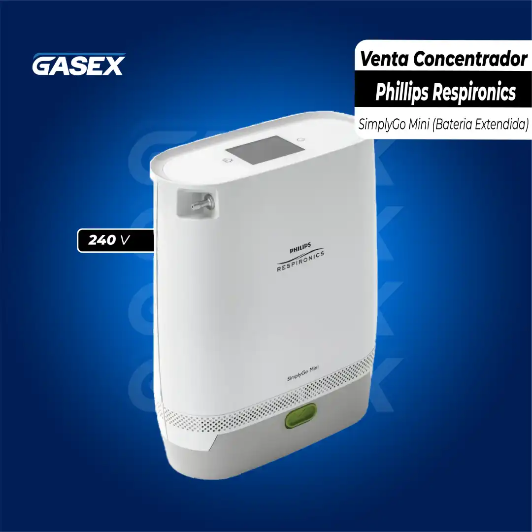 VENTA Concentrador de Oxígeno Phillips Respironics – SimplyGo Mini (Bateria Extendida)