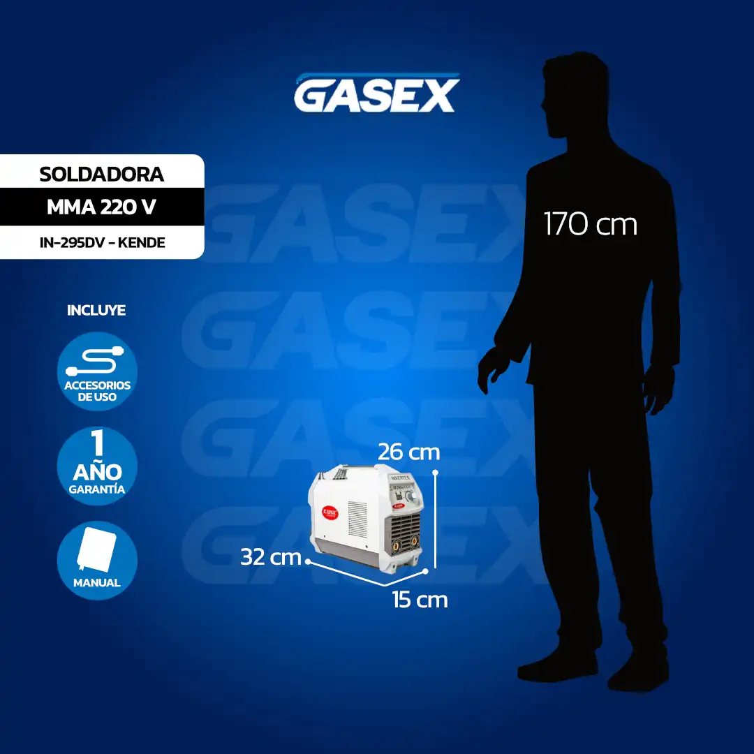 VENTA Soldadora MMA Kende – IN-295DV
