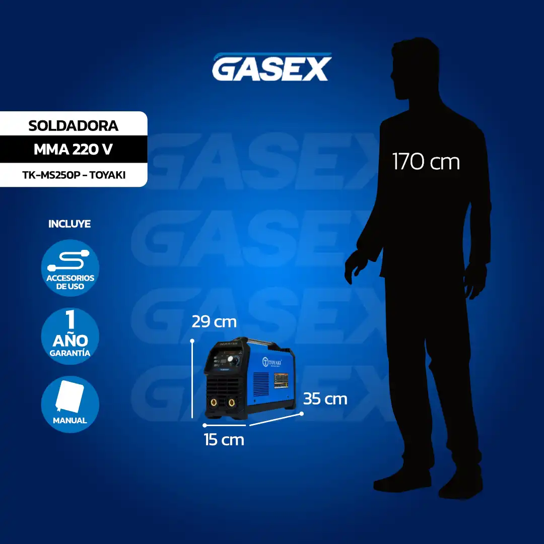 VENTA Soldadora MMA Toyaki – TK-MS250P