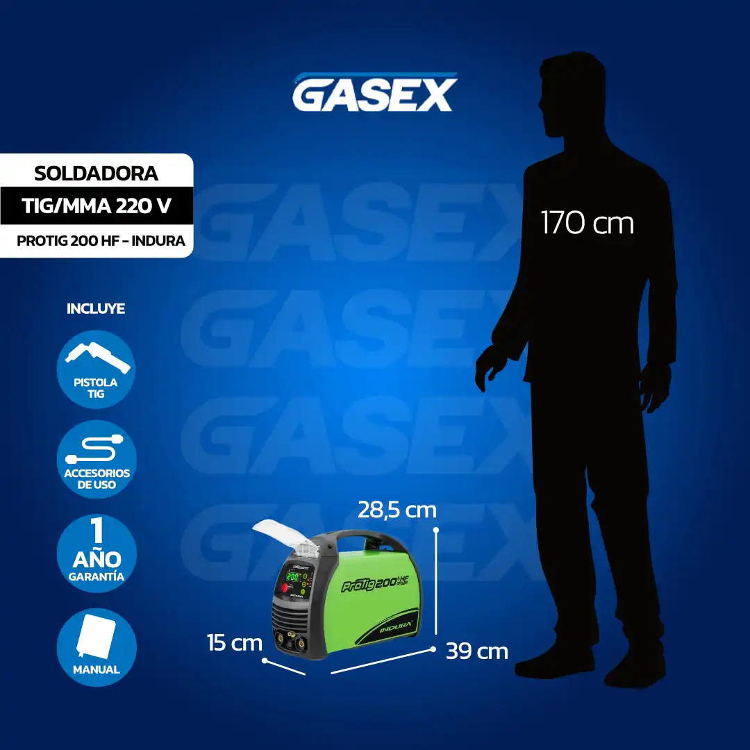 VENTA Soldadora Indura – Protig 200 HF pulse