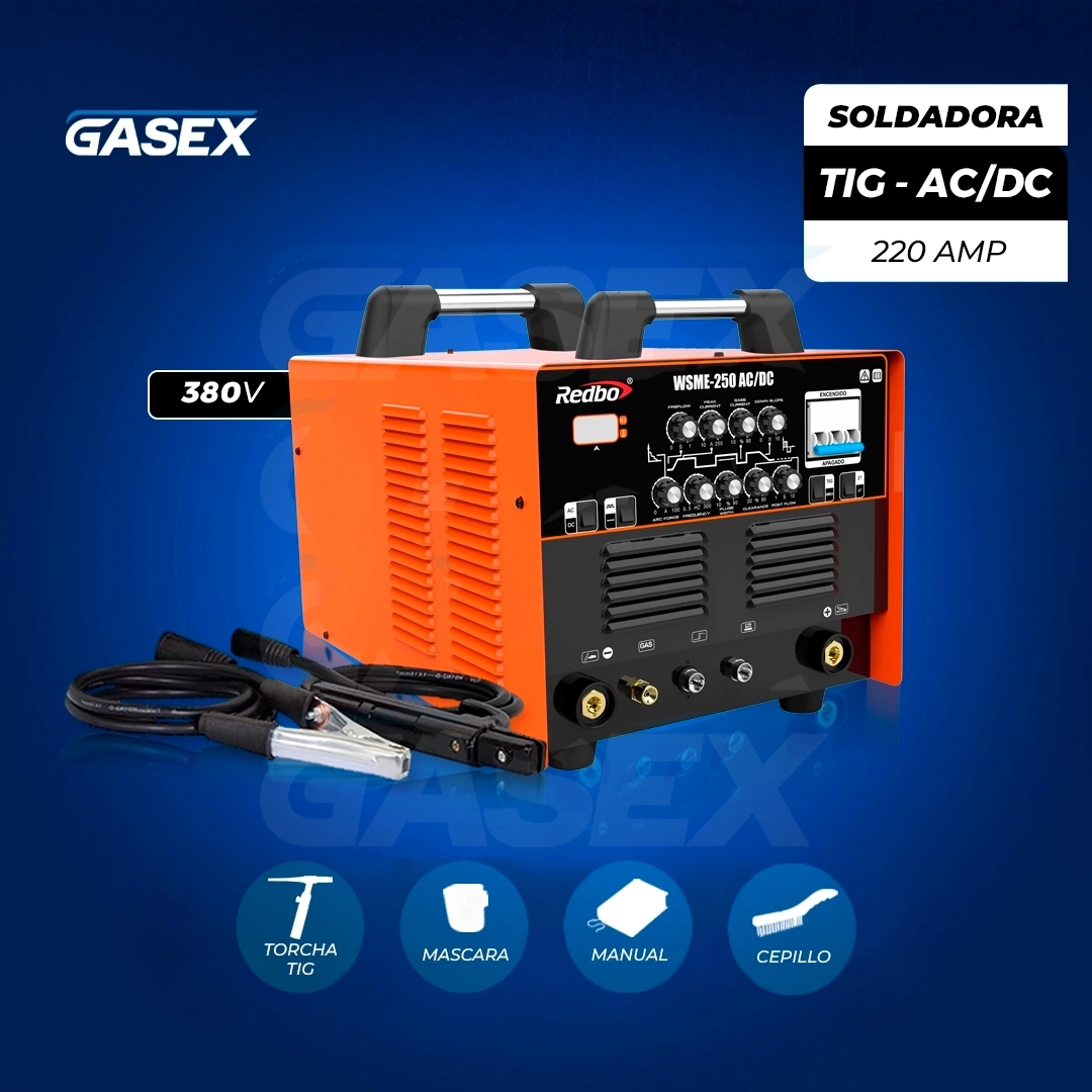 VENTA Soldadora TIG WSME Redbo – 250 AC/DC