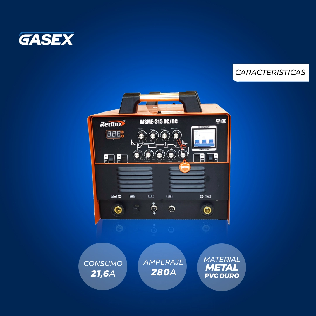 VENTA Soldadora TIG Redbo – WSME-315 AC/DC