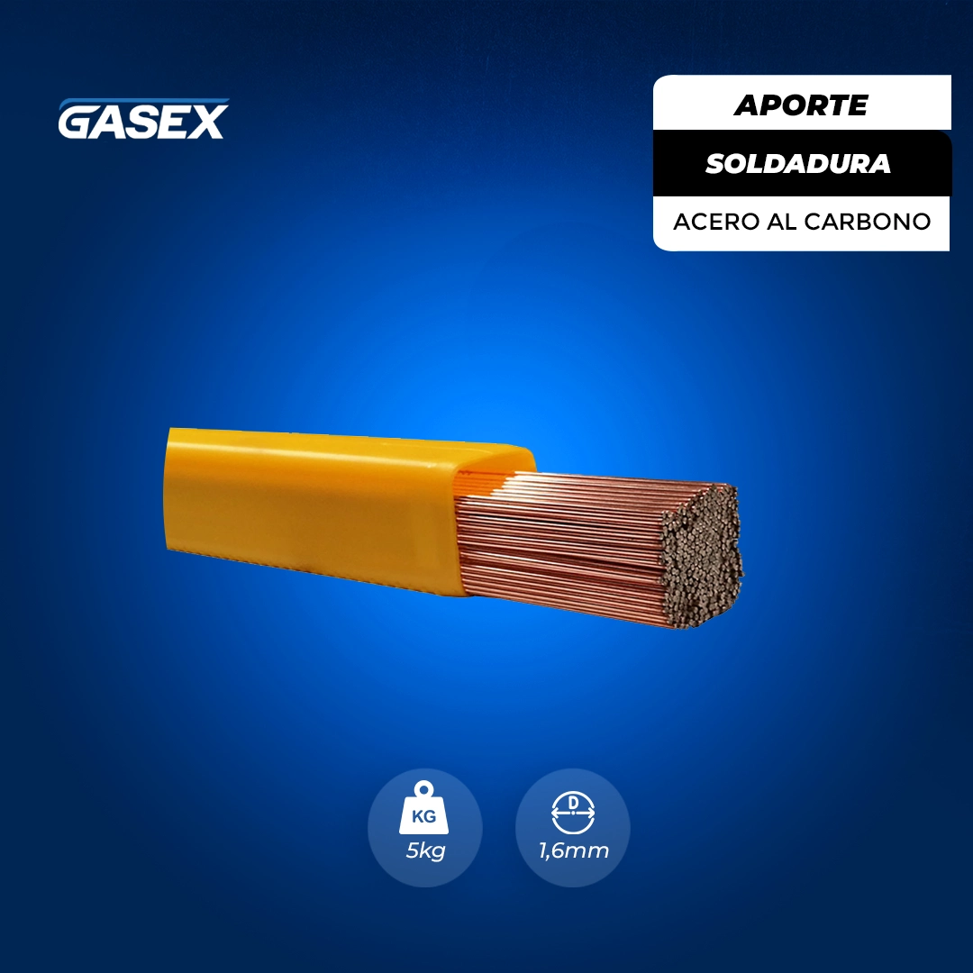 VENTA Aporte Soldadura Acero al Carbono 2,4 mm 5 kg
