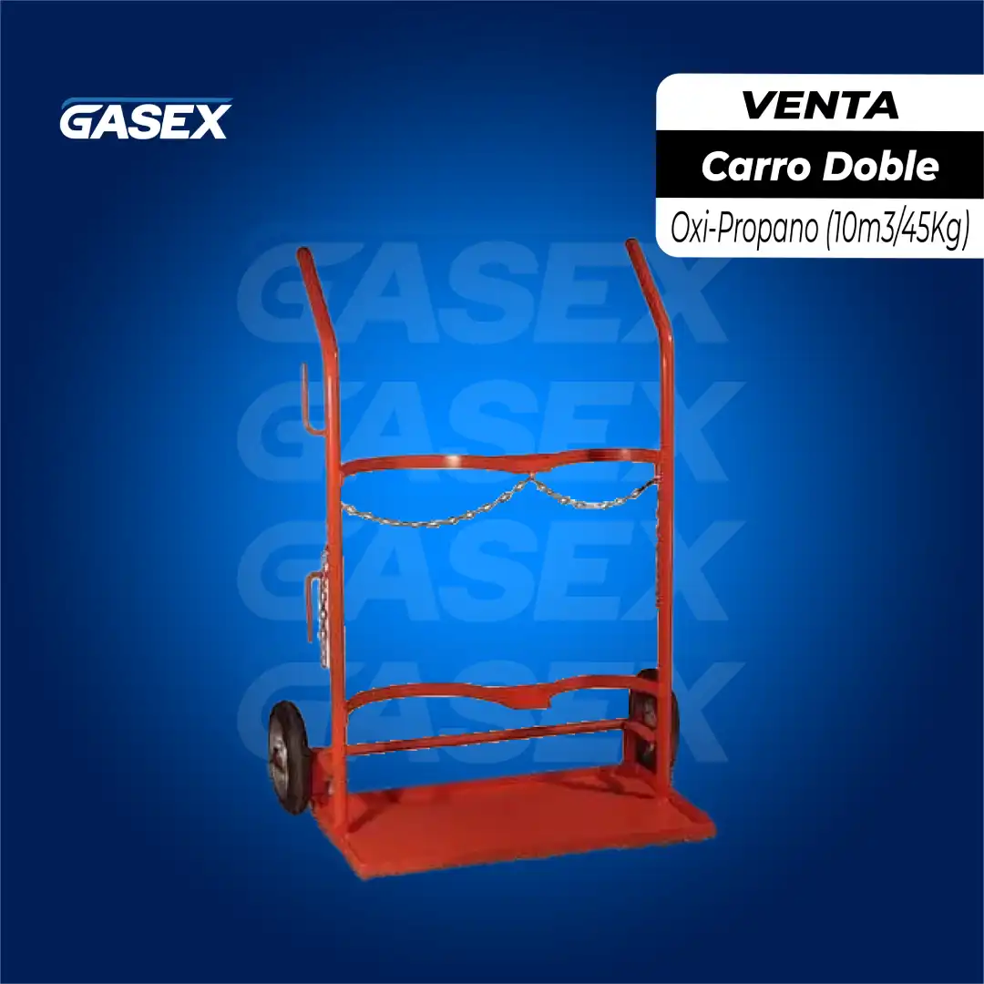 VENTA Carro Doble para Oxi-Propano (10 m³/ 45 kg)