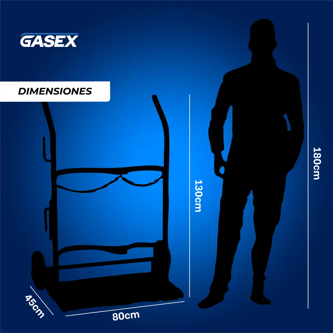VENTA Carro Doble para Oxi-Propano (10 m³/ 45 kg)