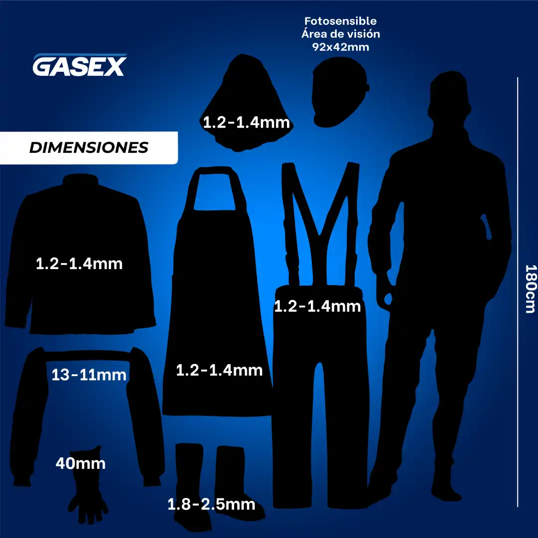 COMBO Venta Ropa de Seguridad para Soldador
