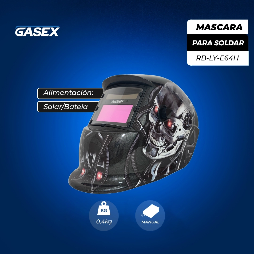 VENTA Máscara Fotosensible Redbo – RB-LY-E64 Regulable