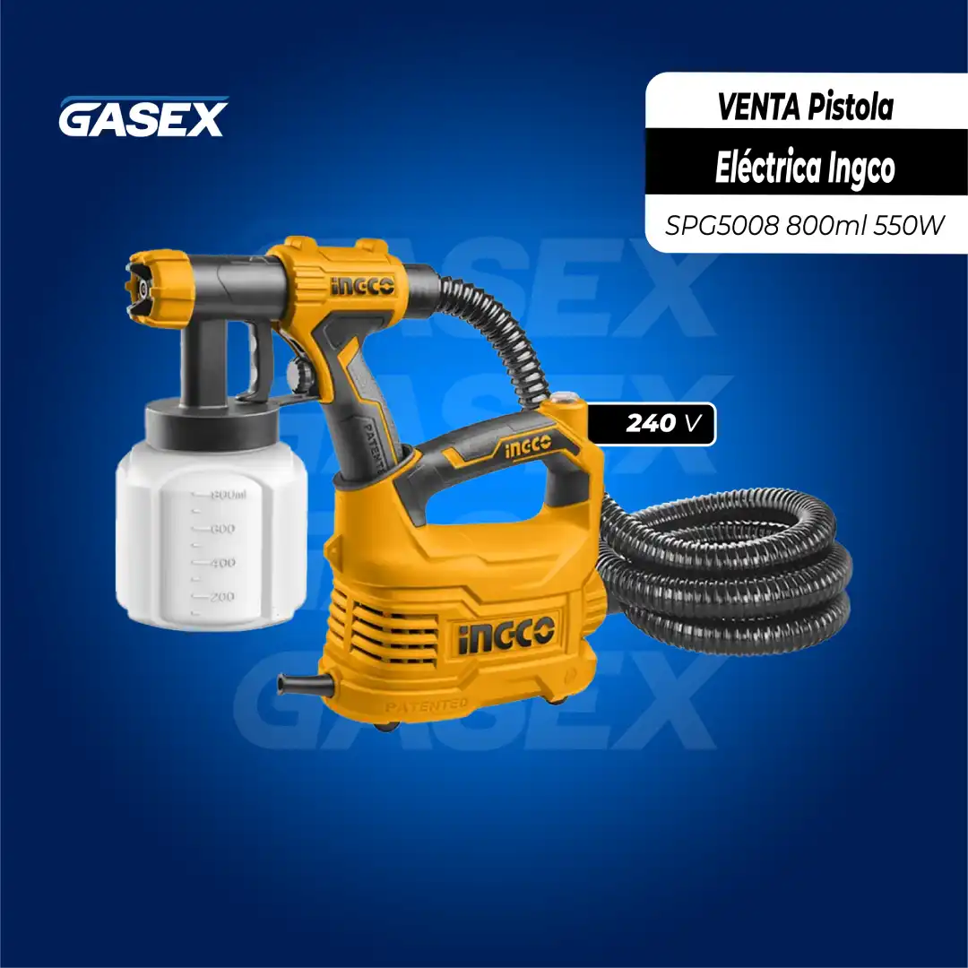 VENTA Pistola Eléctrica Ingco – SPG5008 800 ml 550W