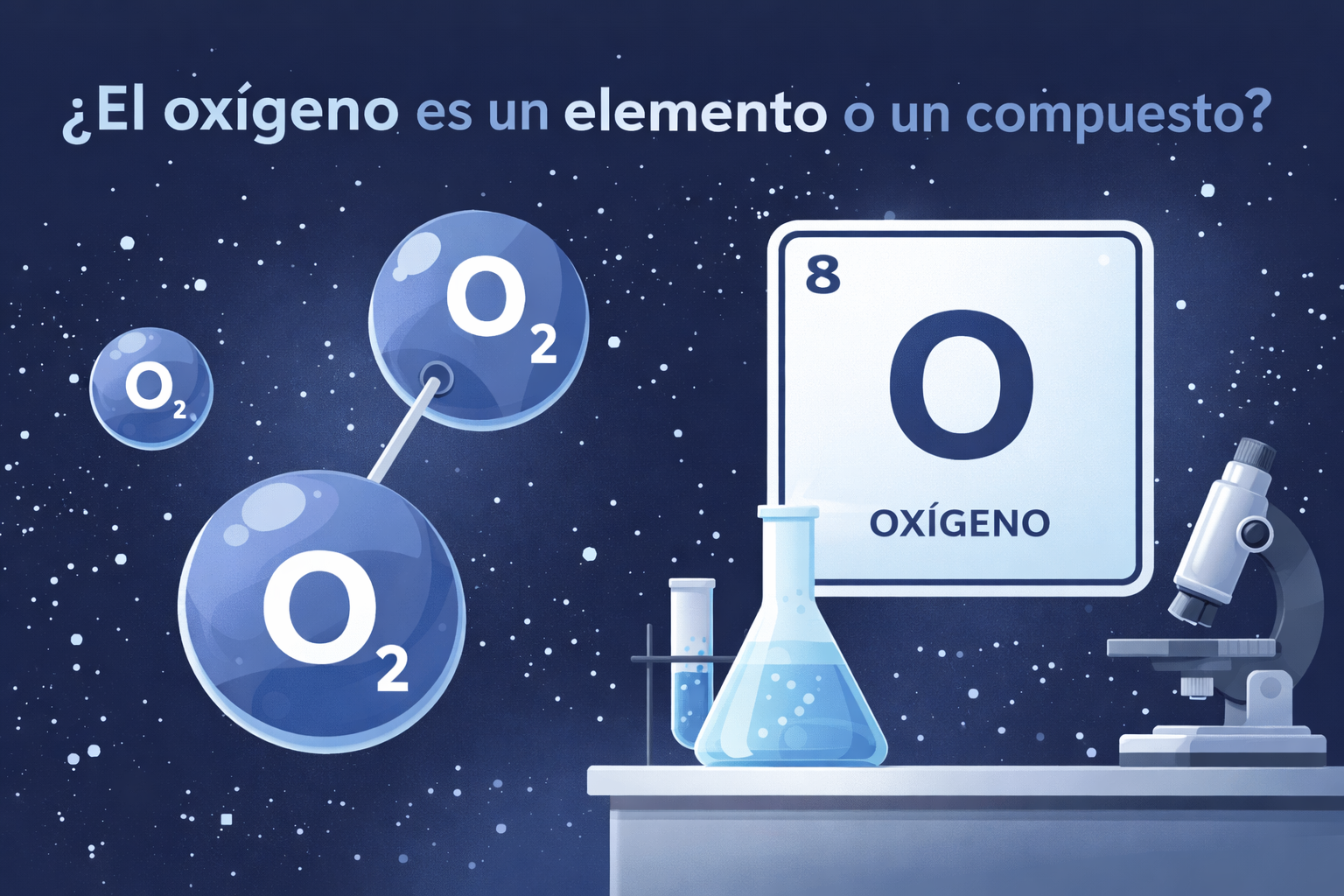 El oxígeno es un elemento o un compuesto