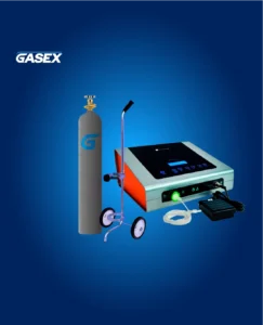COMBO Venta Equipo Carboxiterapia + Cilindro de CO₂ 3 kg + Carro de Transporte
