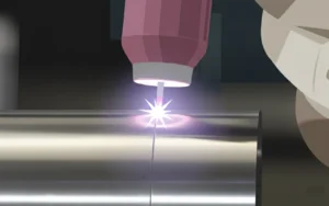 Electrodo de tungsteno en la soldadura TIG
