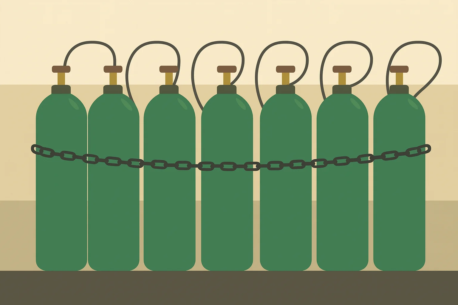 Tamaños de cilindros de gas