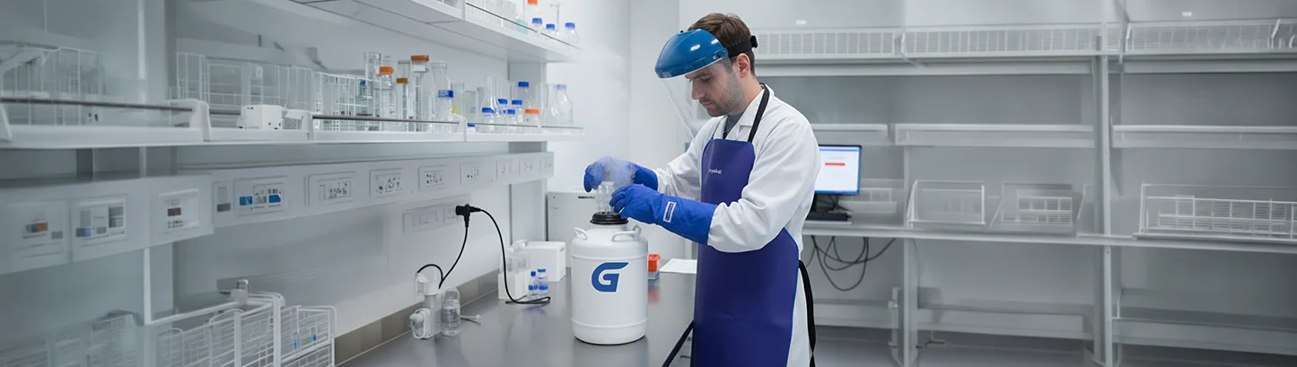 Termo de Nitrógeno Líquido 20 L + Accesorios