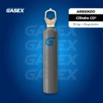 COMBO ARRIENDO Cilindro CO₂ 35 kg + Regulador