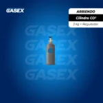 COMBO ARRIENDO Cilindro CO₂ 3 kg + Regulador