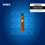 COMBO Arriendo Cilindro de Helio de 2 m³ + Regulador