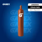 COMBO Arriendo Cilindro de Helio Laboratorio de 6 m³ + Regulador